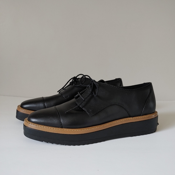 Nine West Vada Platform Oxford Shoes Size 8 Black - Picture 7 of 16
